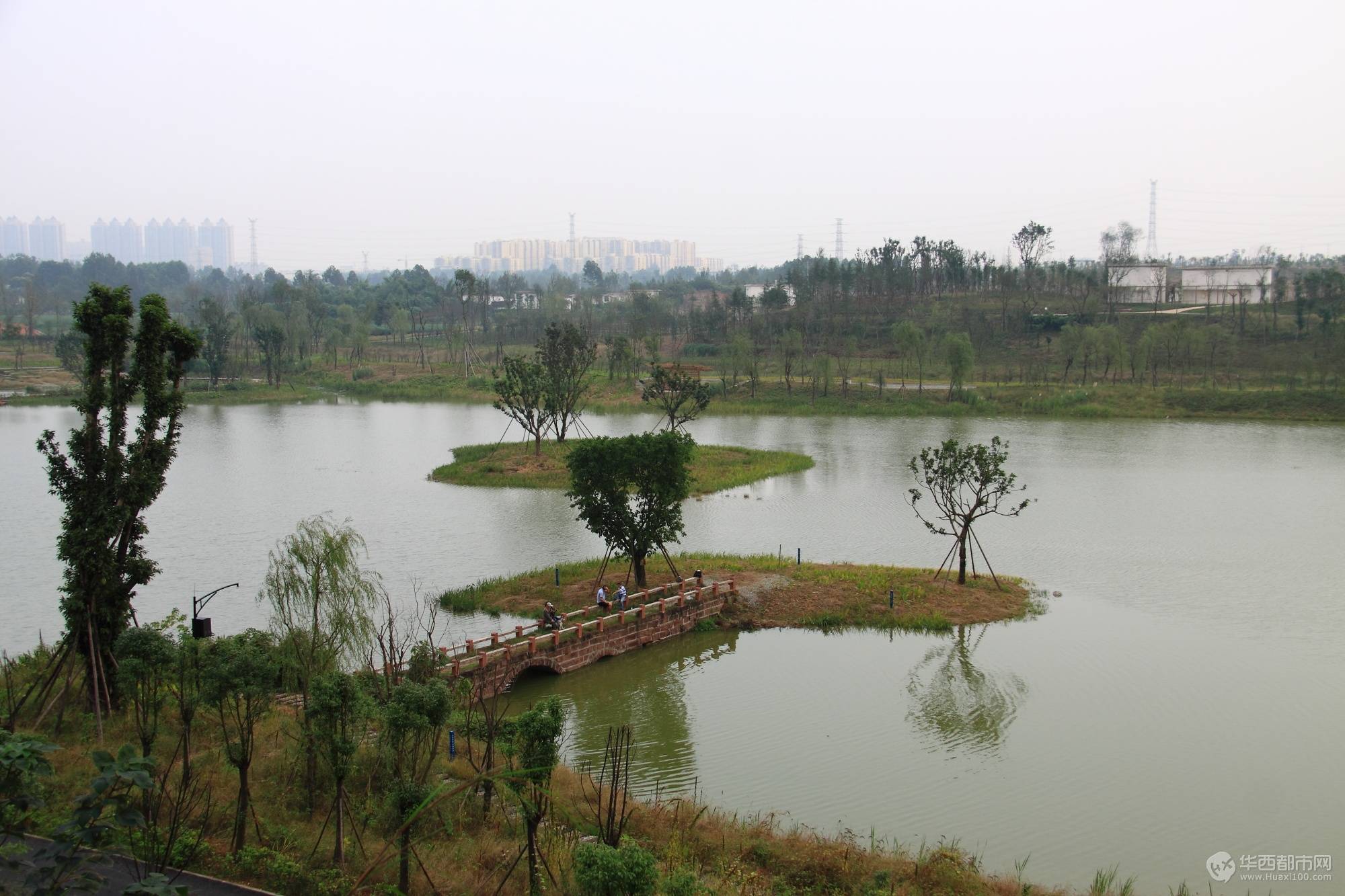 三圣乡白鹭湾湿地公园