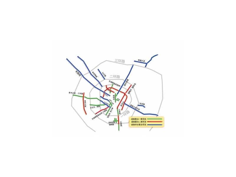 成都15條道路20日起“修面”