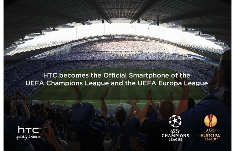 HTC成為UEFA Champions League與UEFA Europa League官方指定品牌